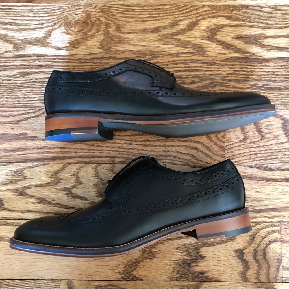 Men’s Conard wingtip black calfskin Oxford shoes - Picture 4 of 8